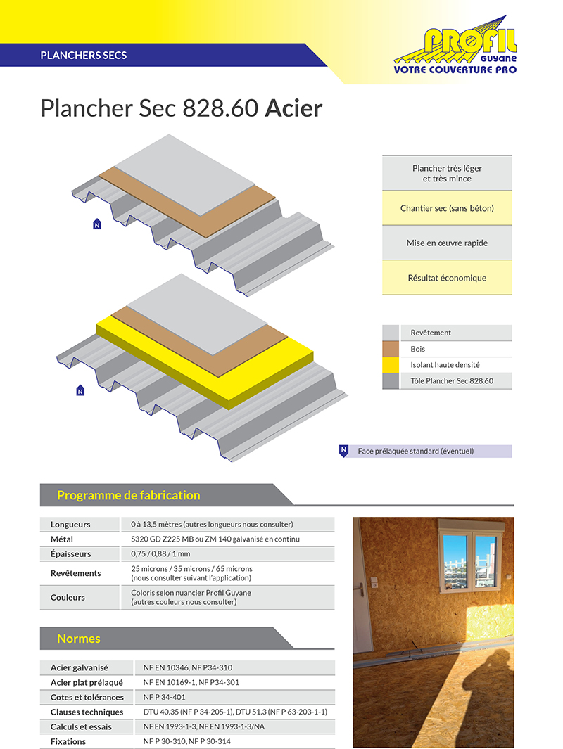Plancher sec